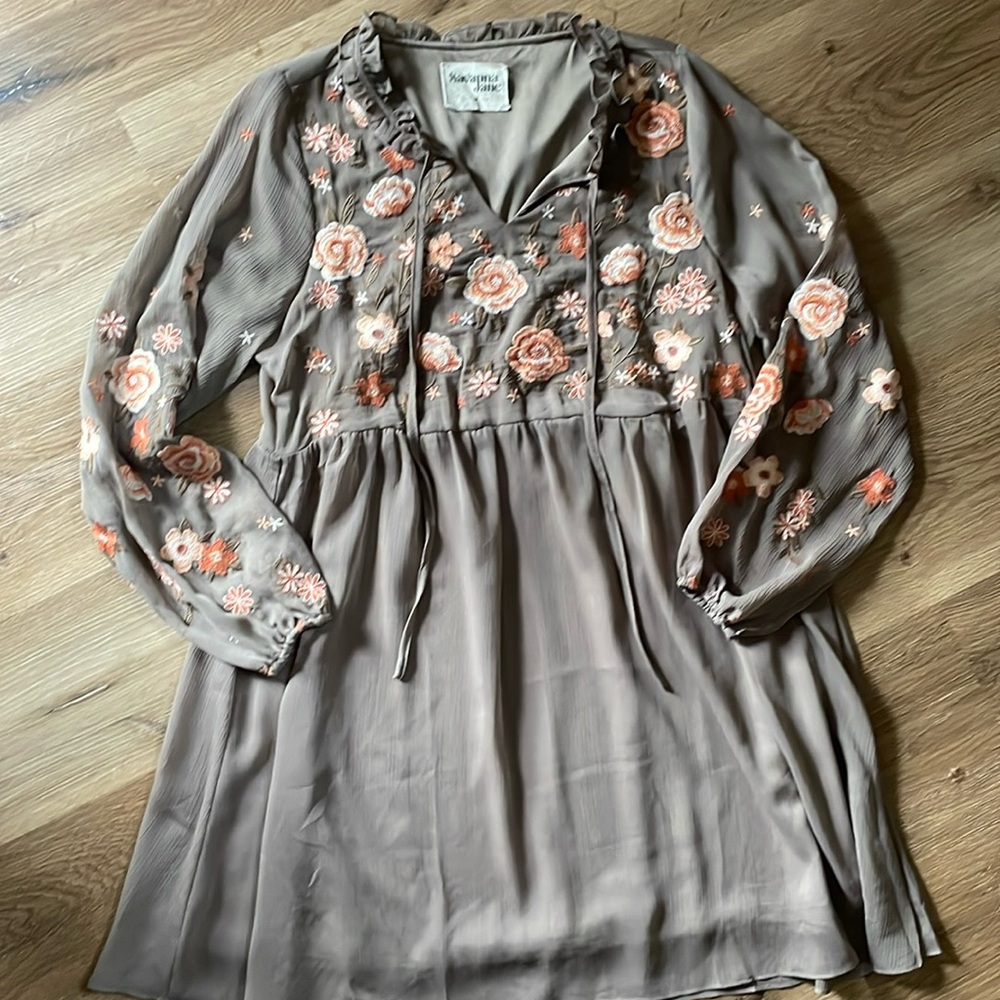 Savannah Jane floral long sleeve dress